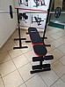 ספת כושר מתקפלת ומתכווננת דגם MH-L111 +סטנד למשקולות נייד