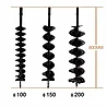 מקדחת אדמה + 3 מקדחים 3WT-300A קסאי