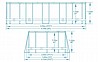 ����� BESTWAY ������ ���� �� 610X366X122 �