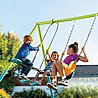 נדנדת חצר צבעונית- מושב גמיש + נדנדה כפולה INTEX 44120