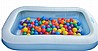 בריכה מלבנית מתנפחת בגודל INTEX 57403 166X100