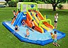🛝💦 פארק מים מתנפח “פראי” – מגלשה כפולה דגם 53368 💦🛝